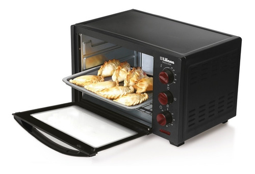 Horno de mesa eléctrico Liliana Fácilcook AO932 32L negro 220V-240V