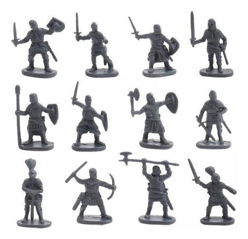 2x 200/ Set Plástico Antiguos Soldados Romanos Guerreros Y