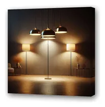 Comprar Cuadro 60x60cm Iluminacion Bellas Lamparas Y Velas C2