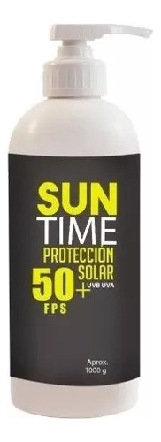 Bloqueador Solar Suntime 50+ Fps 1 Lts