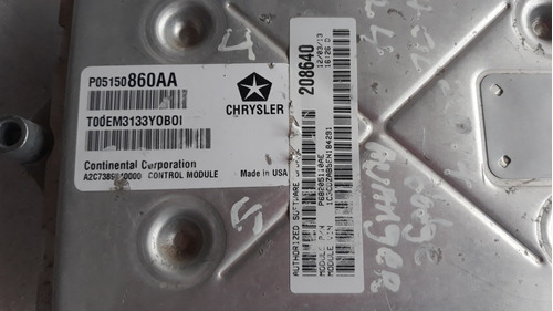 Computadora Dodge Avenger 2.4 Chry 200  2014 #p05150860aa