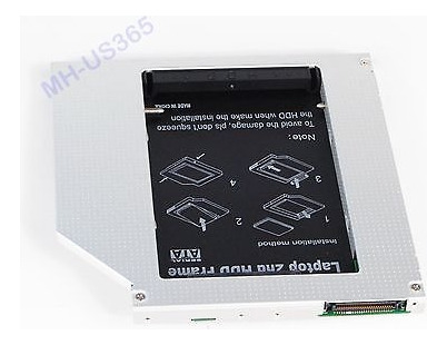 9,5 Mm Pata Ide 2 º Disco Duro Hdd Caddy Adaptador Para Dell