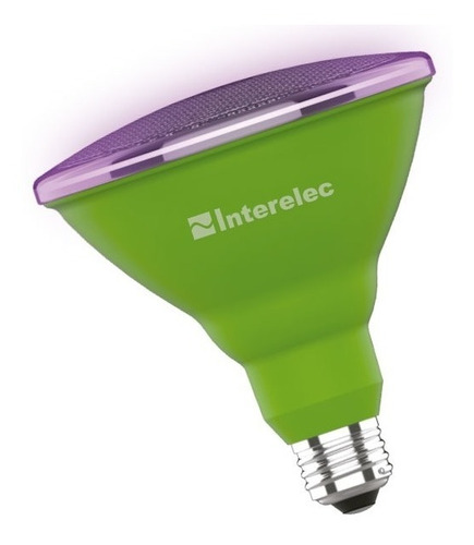 Lámpara Led Crecimiento Plantas Indoor 15w Par38 Interelec