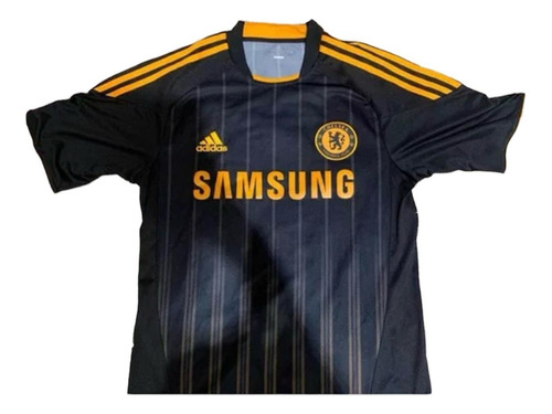 Remera adidas Climacool Chelsea Negra Y Naranja Xl 