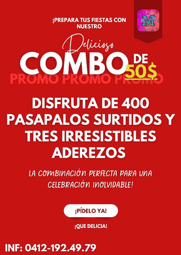 Servicios Para Eventos De Mesa De Pasapalos