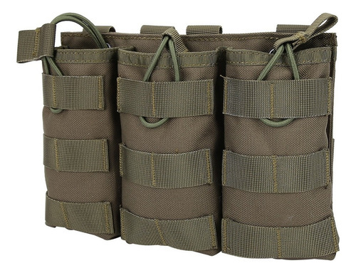 Bolsa Militar Triple Open Top Magazine Molle Para Chaleco