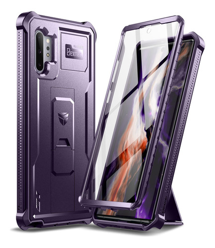 Funda Para Samsung Galaxy Note 10 Plus Proteccion 360 Purp.