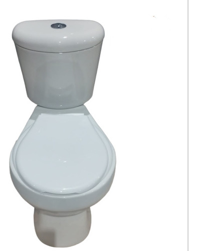 Poceta Wc Sanitario Blanco Con Boton Superior Push