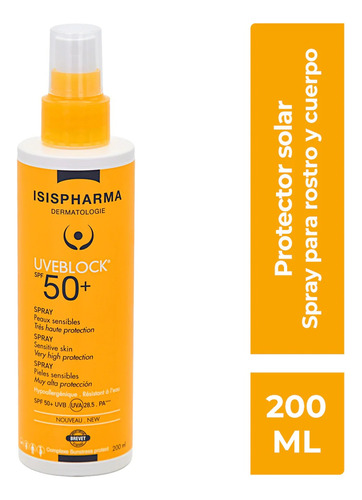 Uveblock Spf 50+ Spray 200 Ml - mL a $950