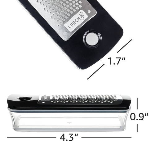 Imagen 2 de 6 de Rallador Mini Nuez Moscada Lurch