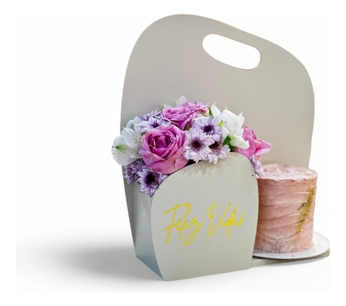 Porta Presente Decoração Multiuso Lembrança Laqueado Madeira Cor Verde Chá