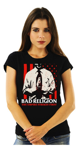 Polera Mujer Bad Religion The Empire Strike Punk Abominatron