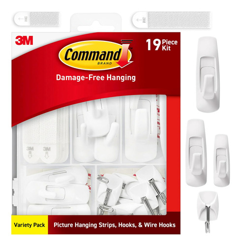 Paquete De Variedad De Command, Que Incluye 10 Pares De Tira