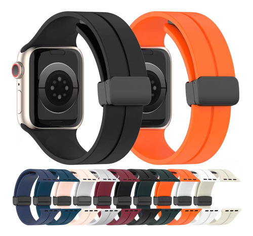 Correa De Broche Magnético Para Apple Watch Series 