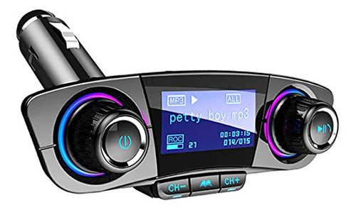 Bluetooth Fm Transmitter Handfrees-calling Radio Adapter Car