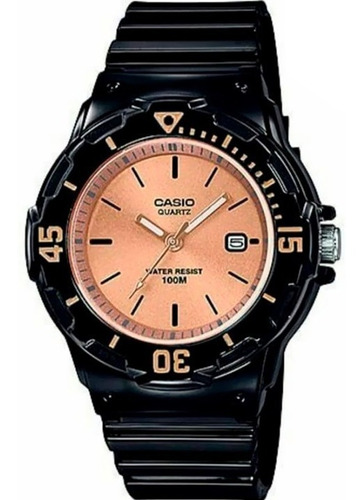 Reloj Casio  Lrw200 Niña Negro-bronce *watchsalas* Full