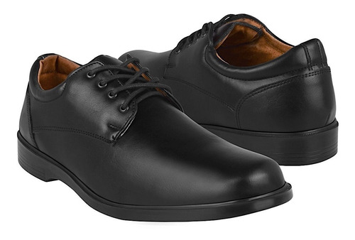 Zapatos Caballero Stylo 3007 Simipiel Negro