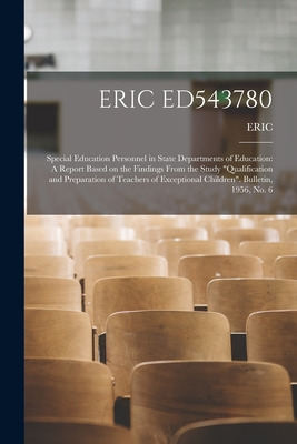 Libro Eric Ed543780: Special Education Personnel In State...