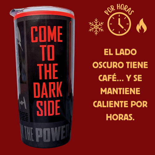 Termo Cafe Te Star Wars Recipiente Vaso Termico Darth Vader Darth Vader Darth Vader