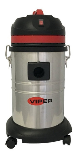Aspiradora industrial De tacho Viper LSU9 35L  plateada, negra y roja 110V-120V 60Hz