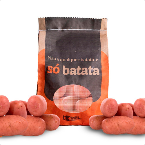 Batata In Natura Asterix Especial Para Fritura Só Batata 3kg