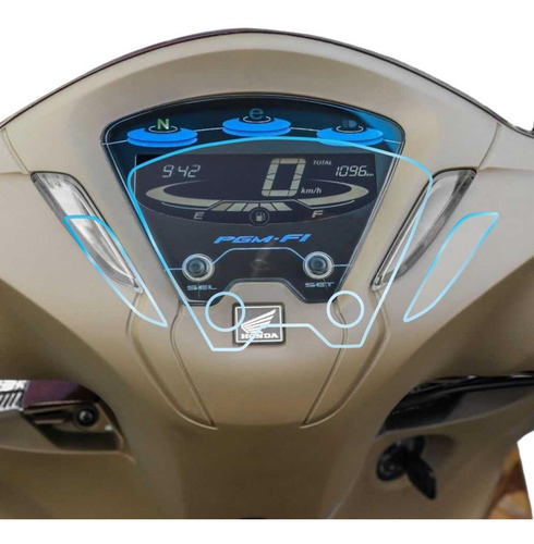 Pelicula Protetora Painel Tpu Honda Biz 2022