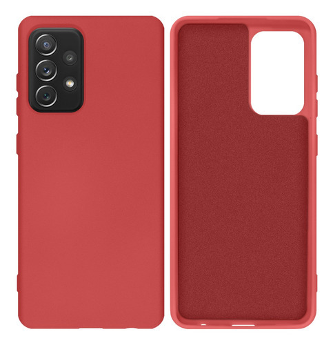 Capa protetora Gcm Acessorios Galaxy Cover com Logo vermelho-antigo para Samsung Galaxy Galaxy a72