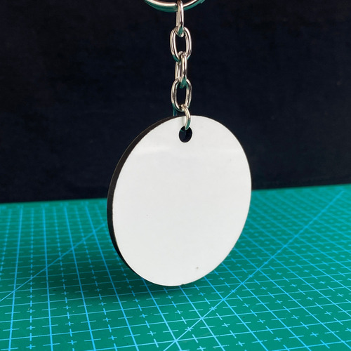 100 Llaveros De Mdf Para Sublimar Doble Cara 5cm Circulo