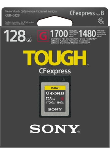 Memoria Tough Sony 128gb Cfexpress Type B