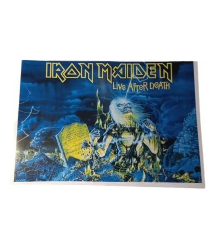 Poster O Afiche Iron Maiden,live After Death De 31 Por 46