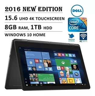 Tablet 2016 Dell 7000 Series Inspiron 2-in-1 15.6 4k 3840 X