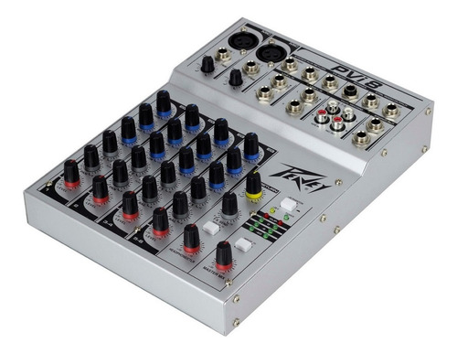 Imagen 4 de 8 de Consola Mixer Peavey Pvi-8 Cuerpo Metál 8 Ch Calidad Estudio