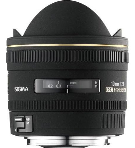 Lente Ojo De Pez Sigma 10mm F/2.8 Ex Dc Para Dslr Aps-c