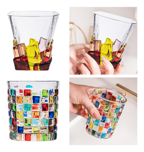 2 Vasos De Whisky, Vodka, Tequila, Ron, Para Bar, Reunión