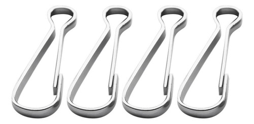 4pcs Ganchos De Del Clip De Del Del Acero Inoxidable Del