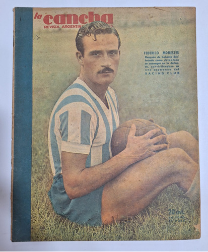 Antigua Revista La Cancha N°818 Año 1944 Le301