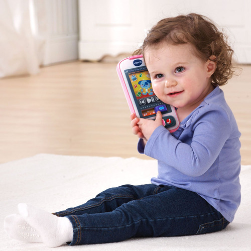 Juguete Vtech Touch And Swipe Baby Phone, Rosa