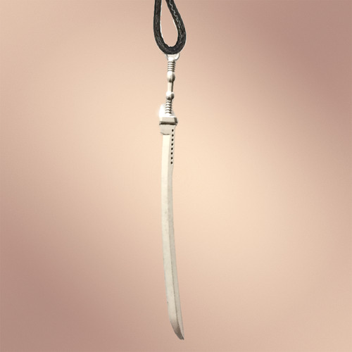 Dije Espada X L Vikingo Medieval Samurai+ Escog Mod. C.plat