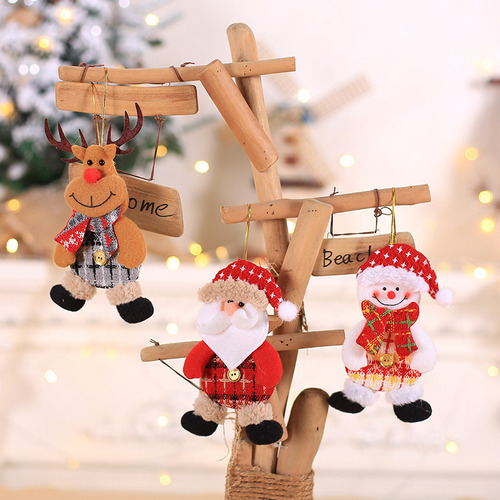 6 Colgante Decorativo For El Árbol Navidad Muñecas Pequeñas