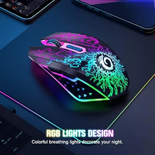 Versiontech. Ratón Inalámbrico Para Juegos, Mouse
