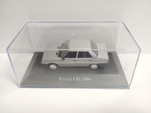 Autos Inolvidables Argentinos Salvat 1.43 + Tapa De Acrílico Renault 9 Rl 1994