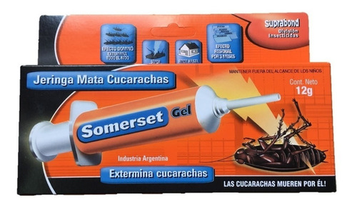 Jeringa Mata Cucarachas Suprabond Somerset 12g Original 