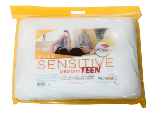 Imagen 4 de 6 de X2 Almohadas Fiberball Viscoelastica Memory Teen Inteligente