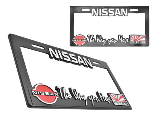 Juego Porta Placas Maxi Universal Nissan Twym-c