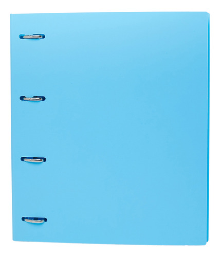 Caderno Argolado Universitário 96fls Polibras - Azul Pastel