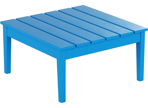 Mesa De Jardín Para Exteriores Para Todo Tipo De Clima Azul