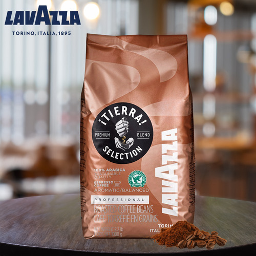 Cafe Lavazza Tierra Intenso Premium 100% Arabica Grano 1kg