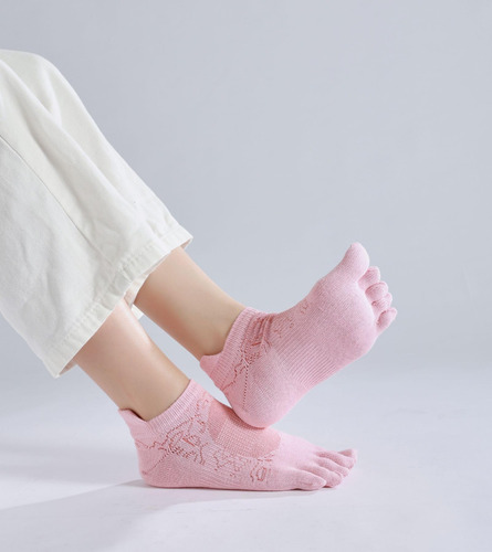 Calcetines Para Correr De Algodón Corte Bajo Mujer Paquete 5