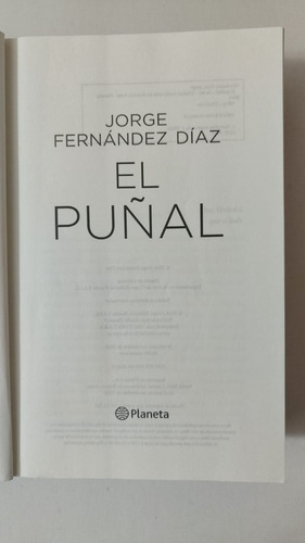 El Puñal,la Herida,la Traicion-jorge Fernandez Diaz-(86) (Usado)