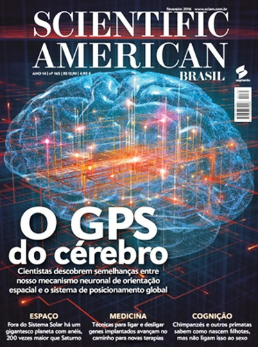 Revista Scientific American O Gps Do Cérebro - 2016 - Nº165